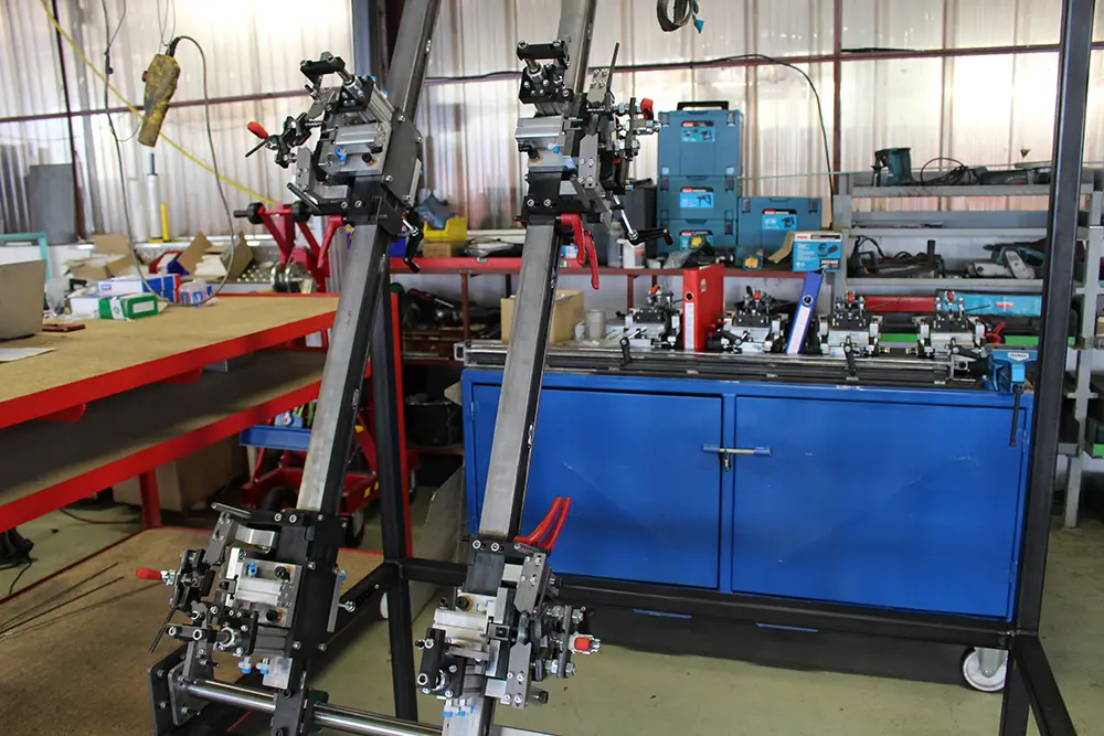 Table de soudage robotisée sur mesure conçue et fabriquée par TCM