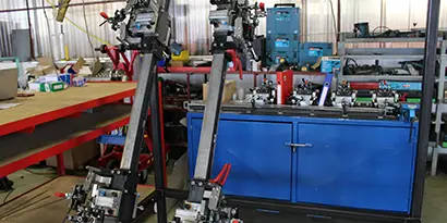 Table de soudage robotisée sur mesure conçue et fabriquée par TCM